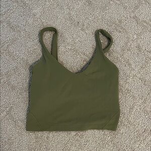 Olive Green Lululemon Align Tank Size 2